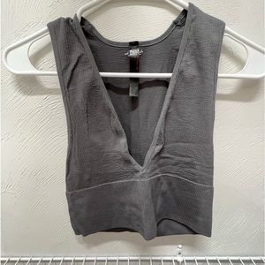 Grey Seamless Urban Outfitters Tank Top, Size medium